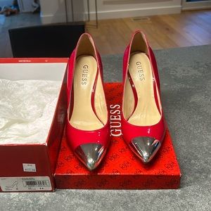 Guess Red Pumps - Red Heels - Red Stillettos